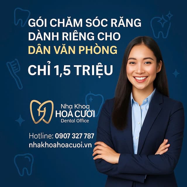 Gói dành riêng cho nhân viên văn phòng: Chỉ 1,5 triệu.